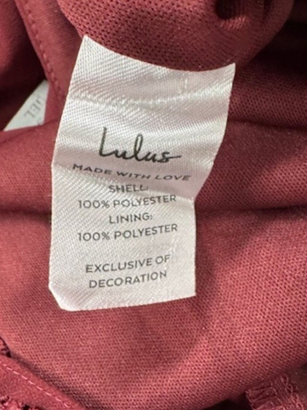 Lulus Poised and Playful Burgundy Long Sleeve Backless Romper NWT - Picture 8 of 9
